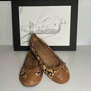 Vionic Womens Minna Calf Hair Ballet Flats Women’s Size US 7.5